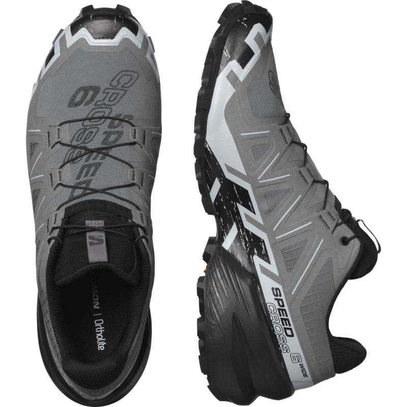 Pánska bežecká trailová obuv SALOMON Speedcross 6 Wide M quiet shade black pearl blue 4