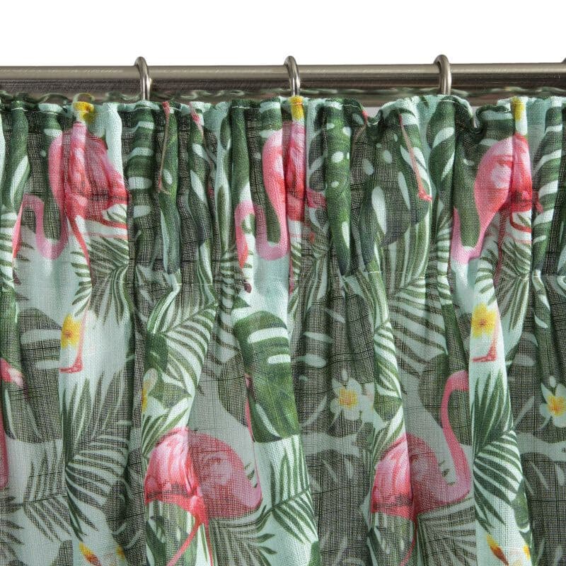 ArtFir Záclona BOTANIC P | biela/zelená 140 x 250 cm 4