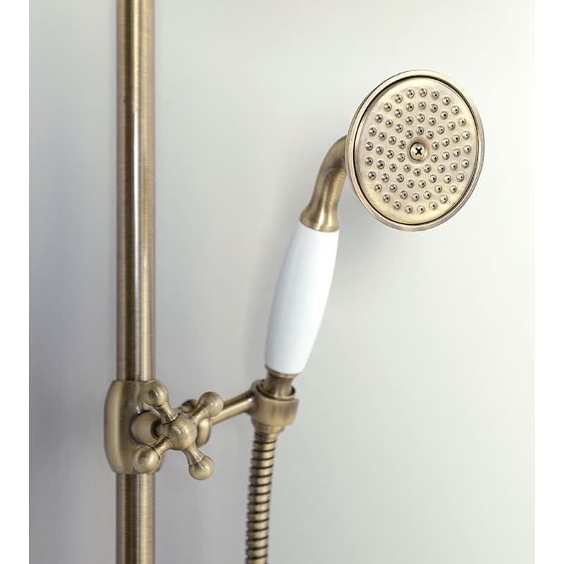 SAPHO - ANTEA sprchový stĺp s termostatickou batériou, bronz SET046 3