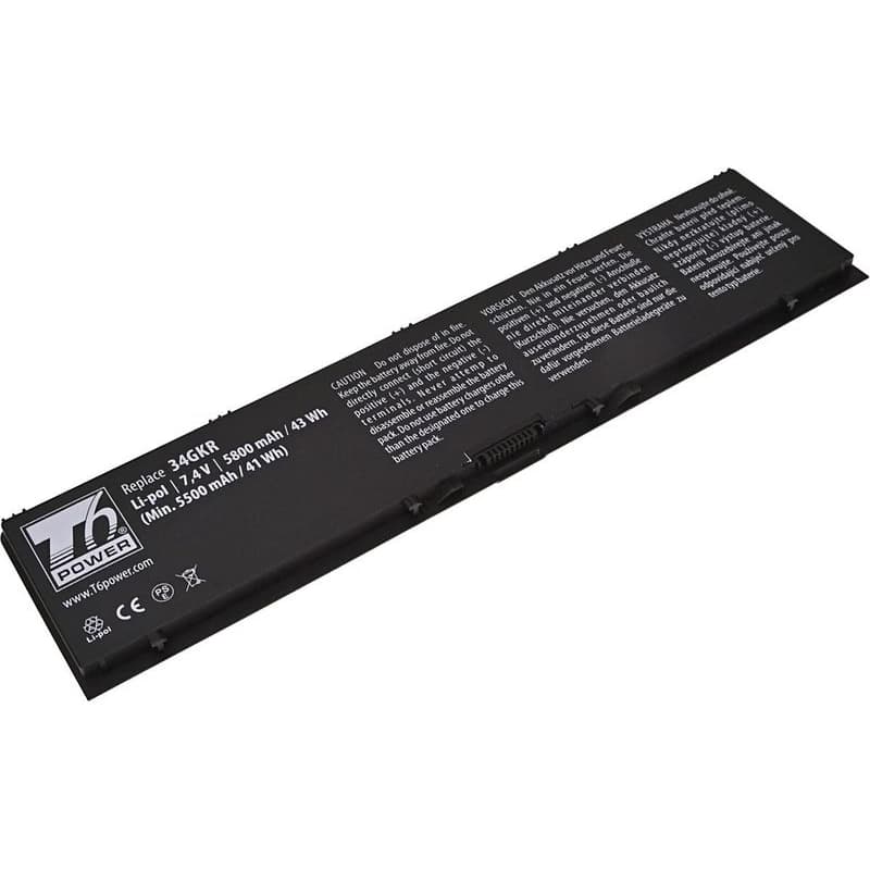 Batéria T6 Power pre Dell Latitude E7440, Latitude E7450, 5800mAh, 43Wh, 4cell, Li-pol