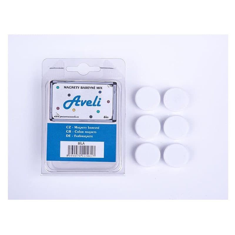 Set magnetov AVELI, biela farba 1