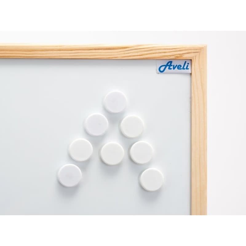 Set magnetov AVELI, biela farba 3