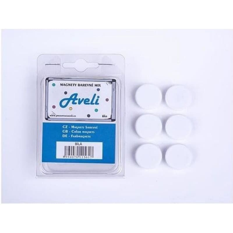 Set magnetov AVELI, biela farba 5