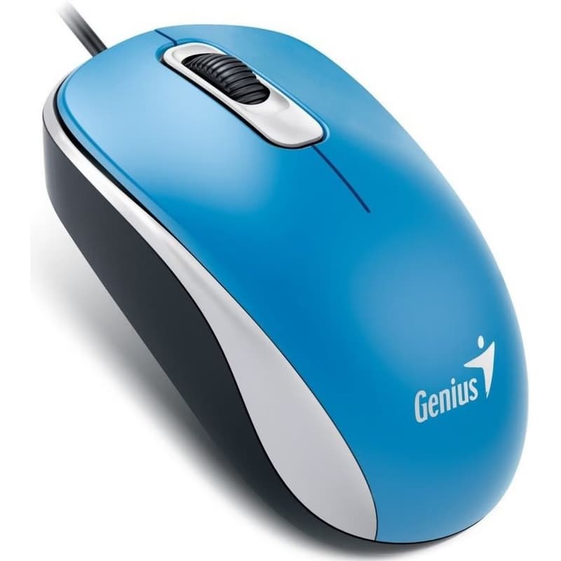 GENIUS myš DX-110, drôtová, 1000 dpi, USB, modrá 2