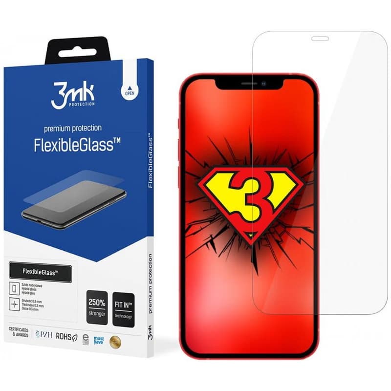 3mk hybridné sklo FlexibleGlass pre Apple iPhone 12 mini 3