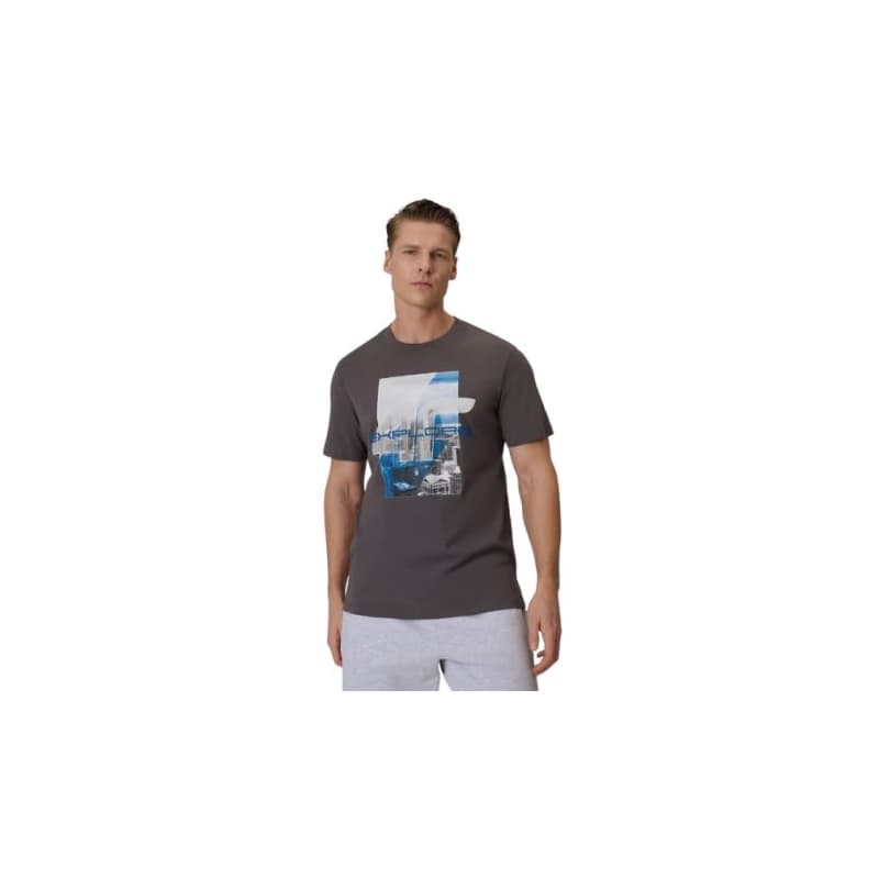 Pánske tričko s krátkym rukávom 4F TSHIRT M2660-24S-MIDDLE GREY