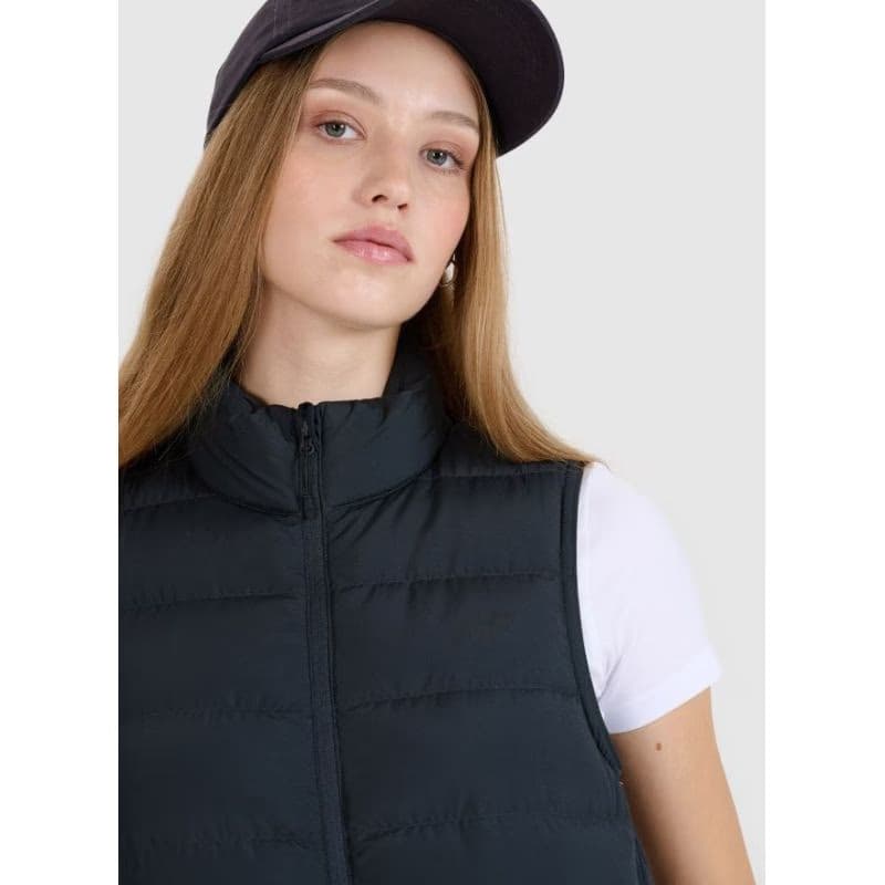 Dámska vesta 4F VEST JACKET-WSS25TVJAF187-20S-DEEP BLACK 2