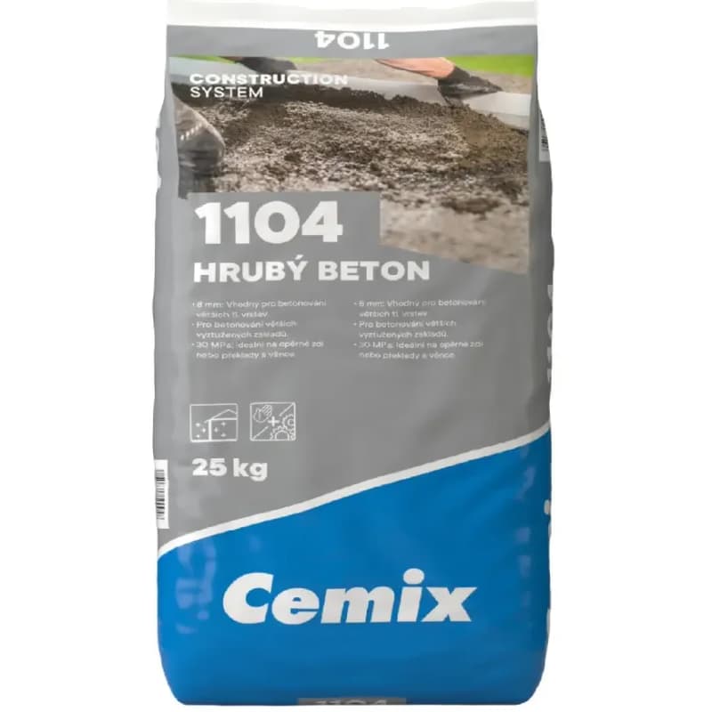 CEMIX Betón hrubý 30MPa 25kg