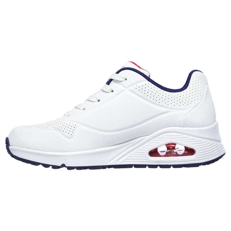 Dámska rekreačná obuv SKECHERS Uno Stand On Air white navy 3