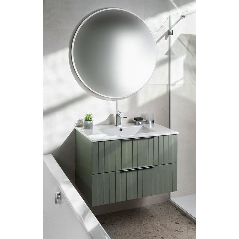 SAPHO - SLIM keramické umývadlo, nábytkové, 100x46,5cm, biela 1601-100 2