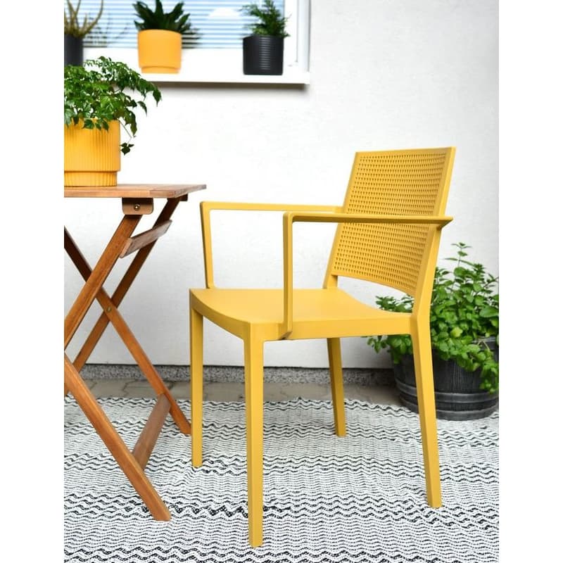 Jedálenská stolička GRID ARMCHAIR Rojaplast 2