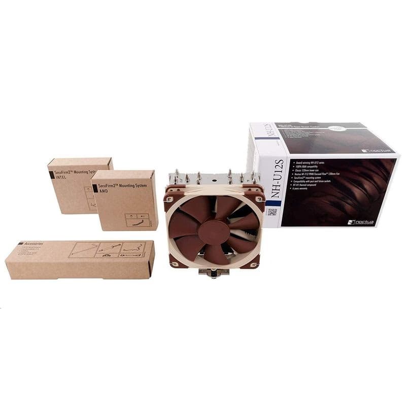 NOCTUA Chladič CPU NH-U12S, 1x 120mm, LGA1851, AM5, hnedá/strieborná 4