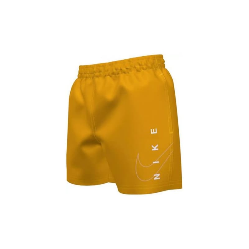 Chlapčenské plavky NIKE SWIM Split Logo Lap 4 inch -818-Laser orange