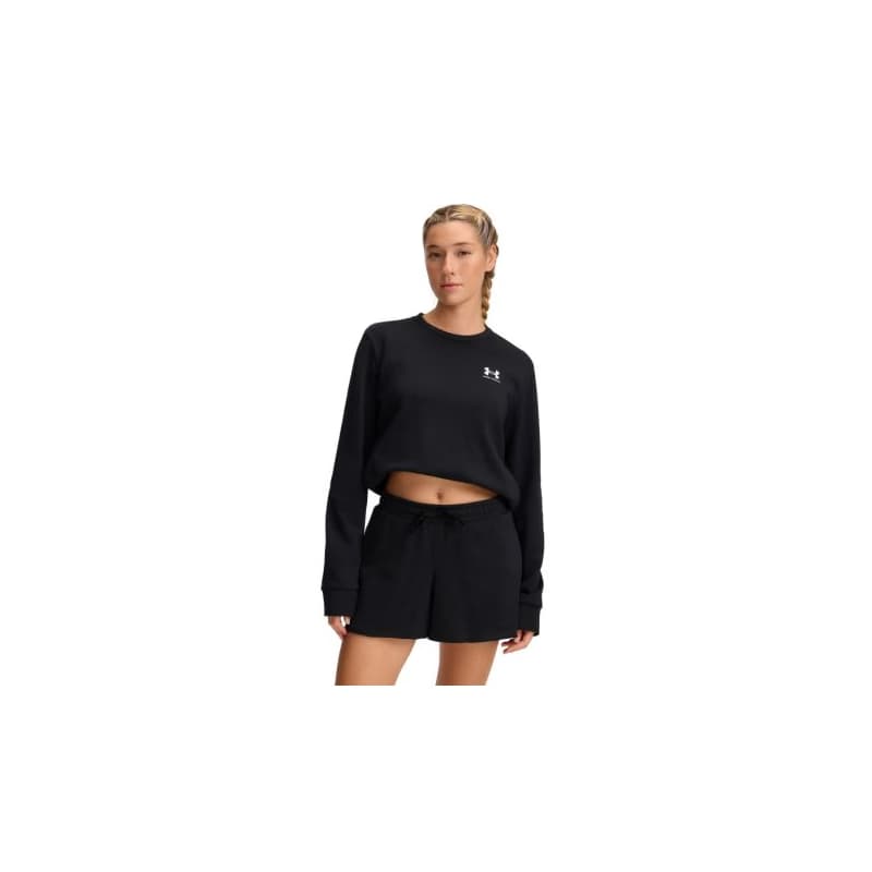 Dámska mikina UNDER ARMOUR UA Rival Terry Crew-BLK 1
