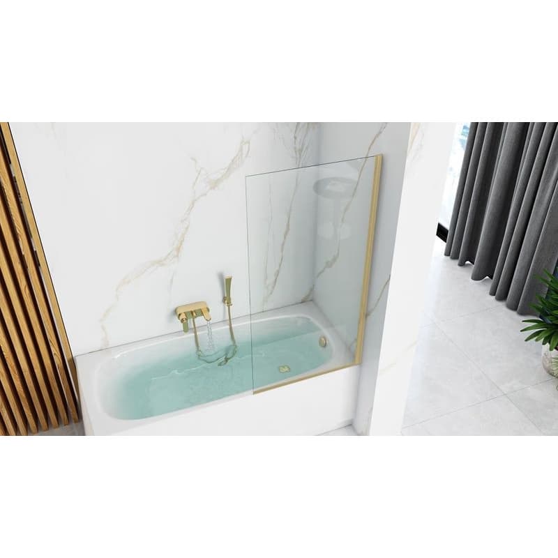 REA - Vaňová zástena Elegant 80 zlatá kartáčovaná REA-W6601 4
