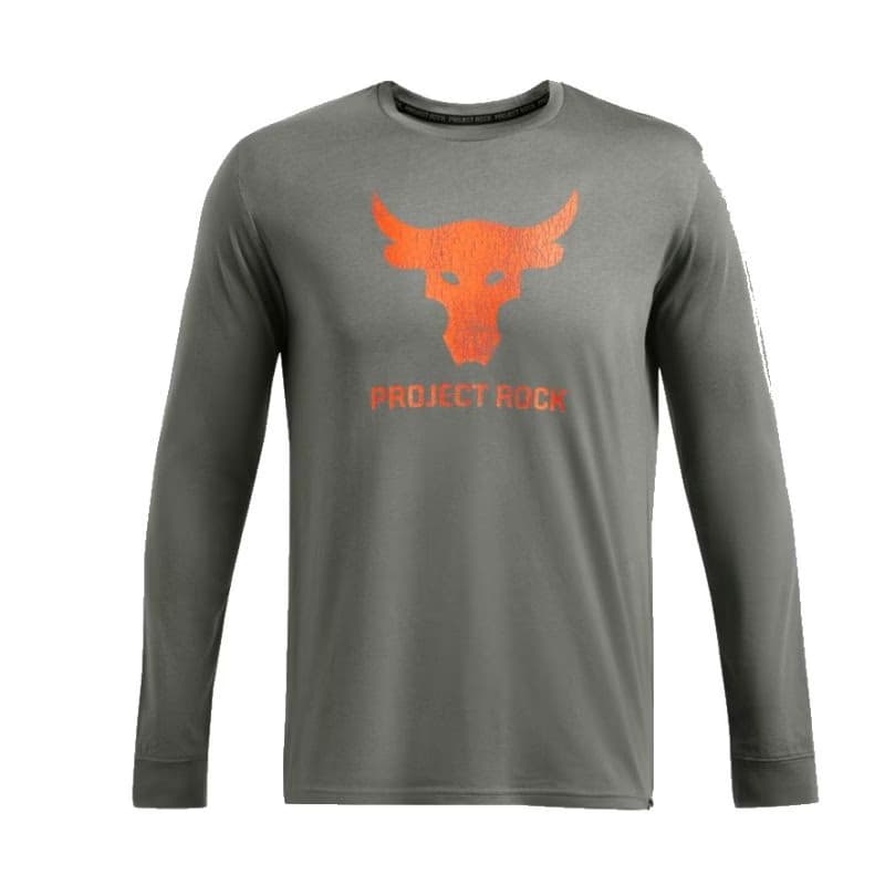 Pánske tričko s dlhým rukávom UNDER ARMOUR PROJECT ROCK UA PROJECT ROCK BRAHMA BULL LS-GRN 3