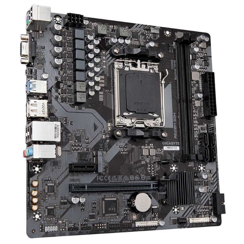 GIGABYTE MB Sc AM5 A620 S2H, AMD A620, 2xDDR5, 1xDP, 1xHDMI, 1xD-Sub 3