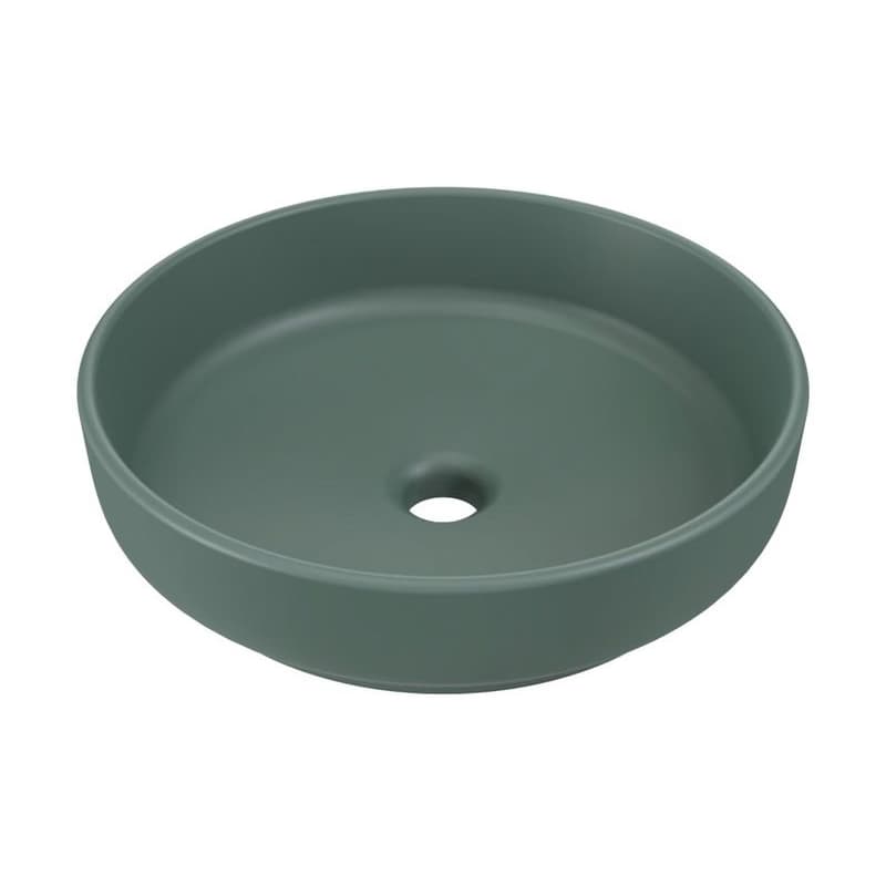 ArtCom Keramické umývadlo RIVER 1 E-6595 | zelený mat 40 cm