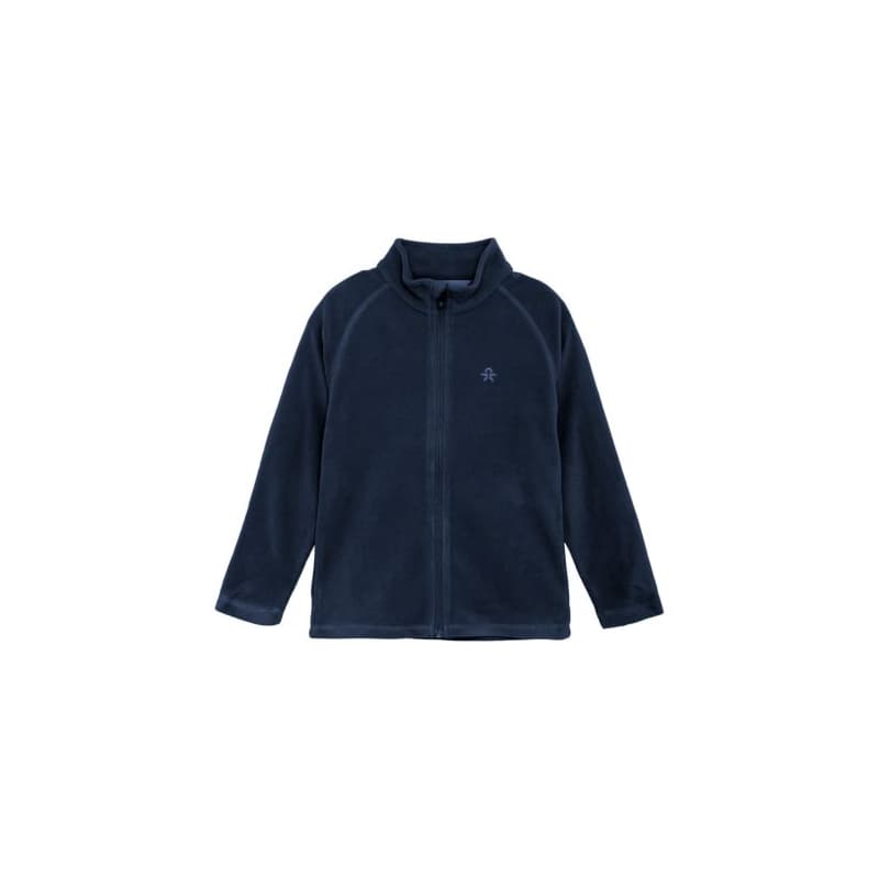 Detská mikina so zipsom COLOR KIDS Fleece Jacket, Full Zip-870-Total Eclipse 1