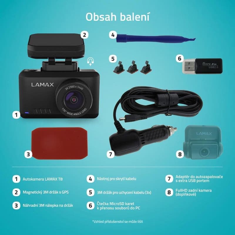 LAMAX T8 - kamera do auta 4