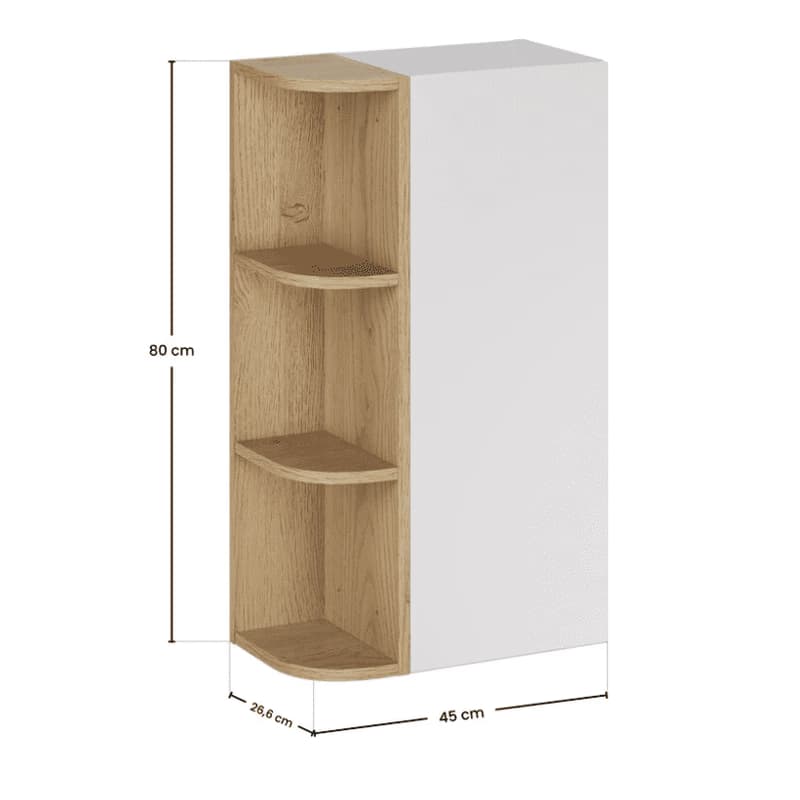 ArtCom Závesná skrinka ASTER WHITE ASG SP/URSM 6
