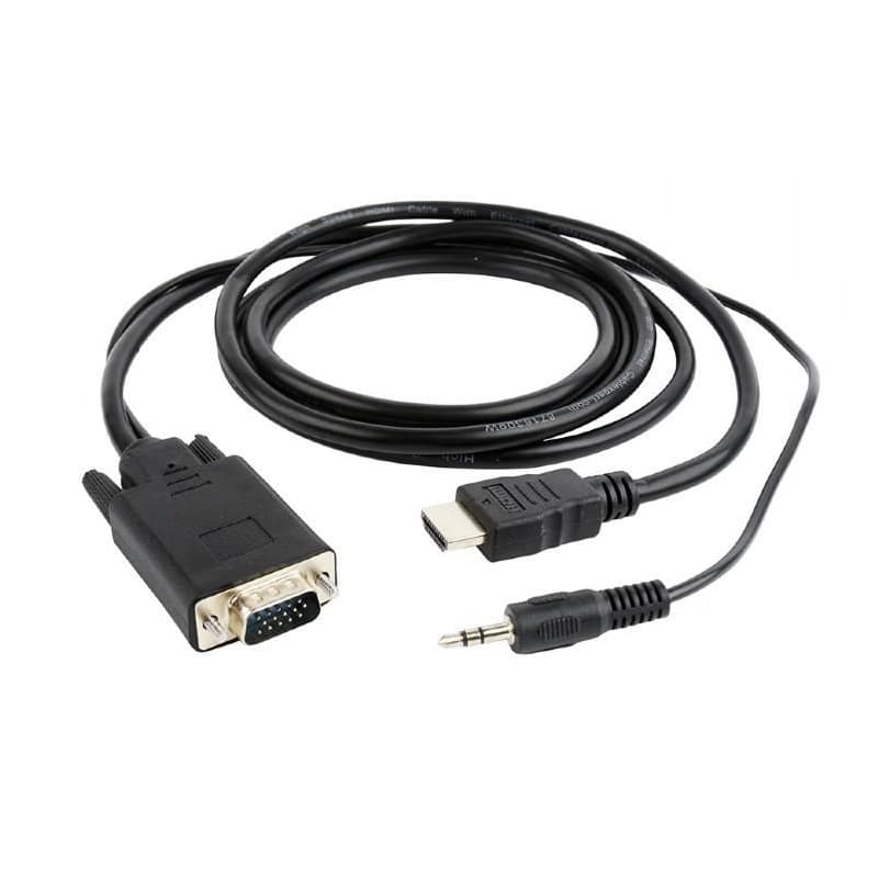GEMBIRD Redukcia HDMI to VGA + audio, 1,8m 1