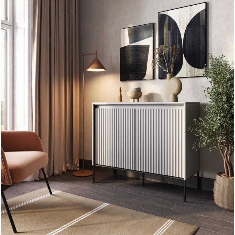 Dig-net nábytok Komoda SWING TR-02 s LED osvetlením | sivá 3