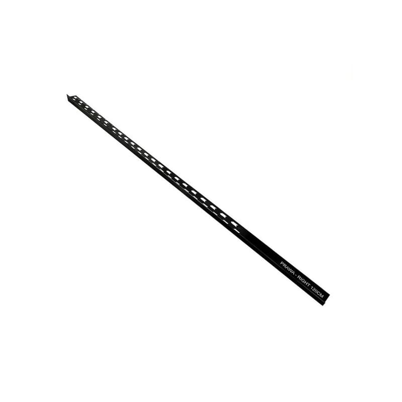 BESCO - Spádová lišta NEO - čierna - Farba - Čierna , Materiál - Nerez, Rozmer A - 120, Variant - Pravá ZLLSN120PCZ