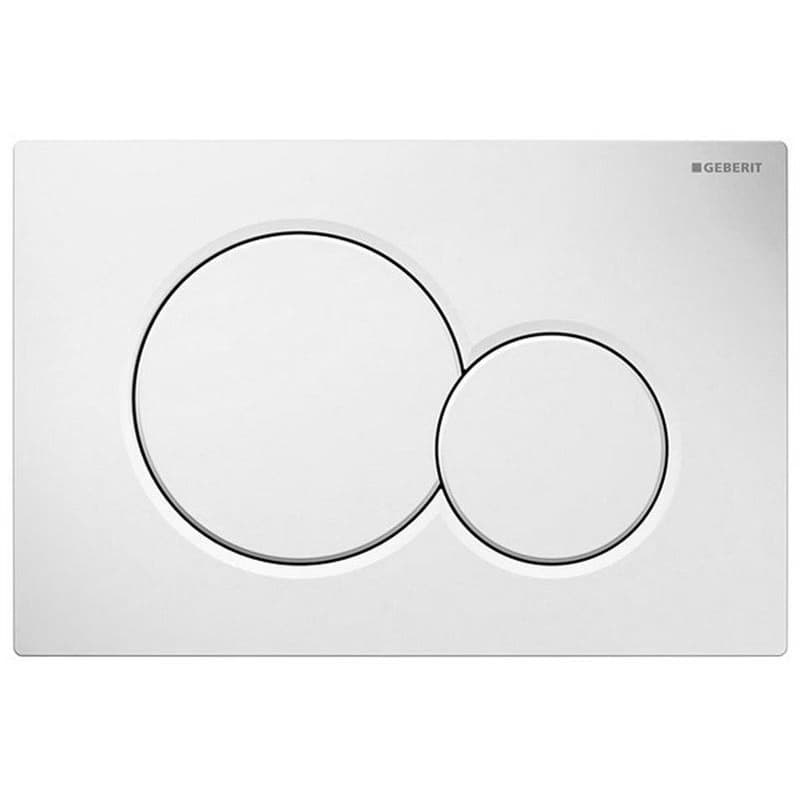 GEBERIT SIGMA01 ovládacie tlačítko, Dual flush, biela lesk 115.770.11.5 1