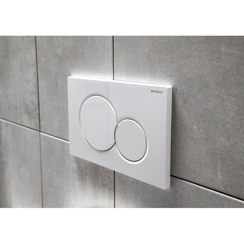 GEBERIT SIGMA01 ovládacie tlačítko, Dual flush, biela lesk 115.770.11.5 5