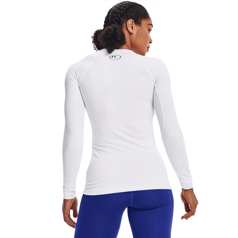 Dámske tréningové tričko s dlhým rukávom UNDER ARMOUR UA CG Authentics Crew-WHT 2