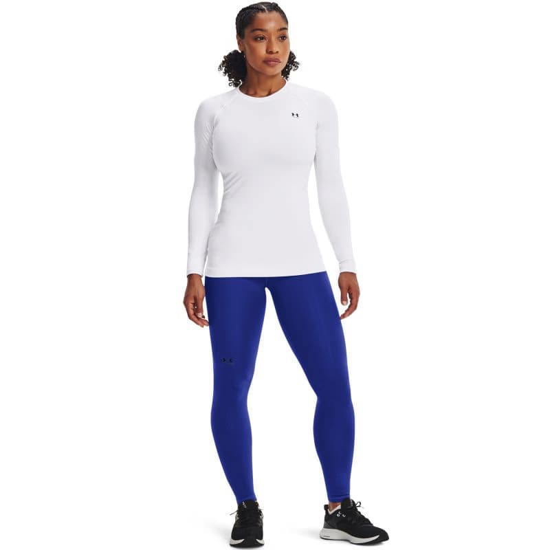 Dámske tréningové tričko s dlhým rukávom UNDER ARMOUR UA CG Authentics Crew-WHT 3
