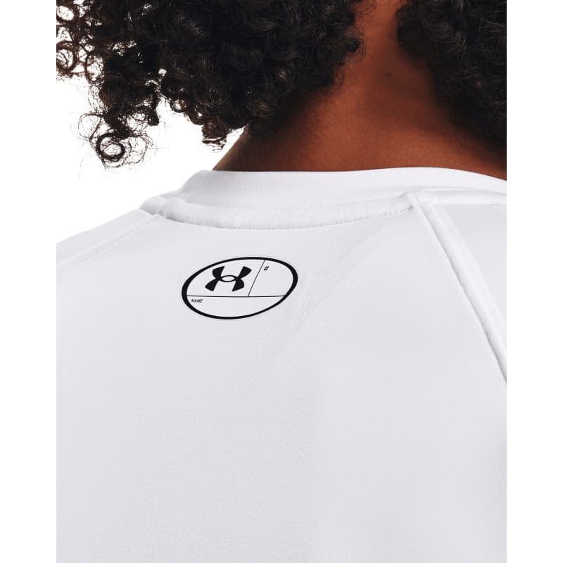 Dámske tréningové tričko s dlhým rukávom UNDER ARMOUR UA CG Authentics Crew-WHT 4