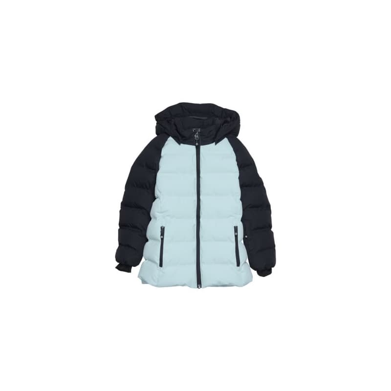 Dievčenská lyžiarska bunda COLOR KIDS Ski Jacket - Quilt, aqua esque