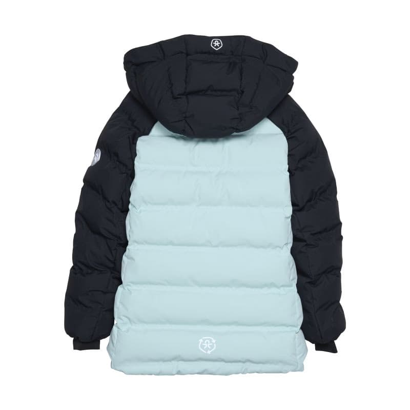 Dievčenská lyžiarska bunda COLOR KIDS Ski Jacket - Quilt, aqua esque 2