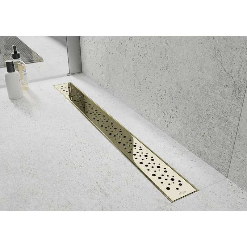 MEXEN/S - Flat M12 odtokový žľab 70 cm zlatý 1521070-15 2