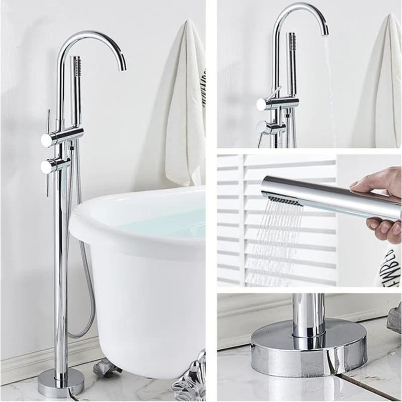 CALANI - Vaňová batéria voľne stojaca NEXOS F chromE CAL-B0052 4