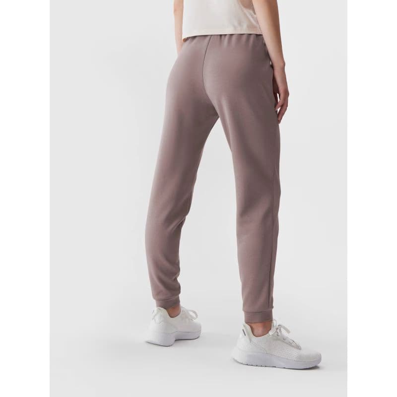 Dámske tepláky 4F TROUSERS-AW23TTROF507-83S-BEIGE 3
