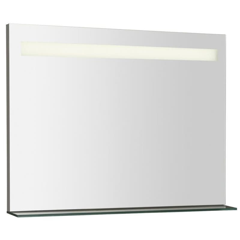 SAPHO - BRETO zrkadlo  s LED osvetlením a policou 80x60,8cm BT080 1