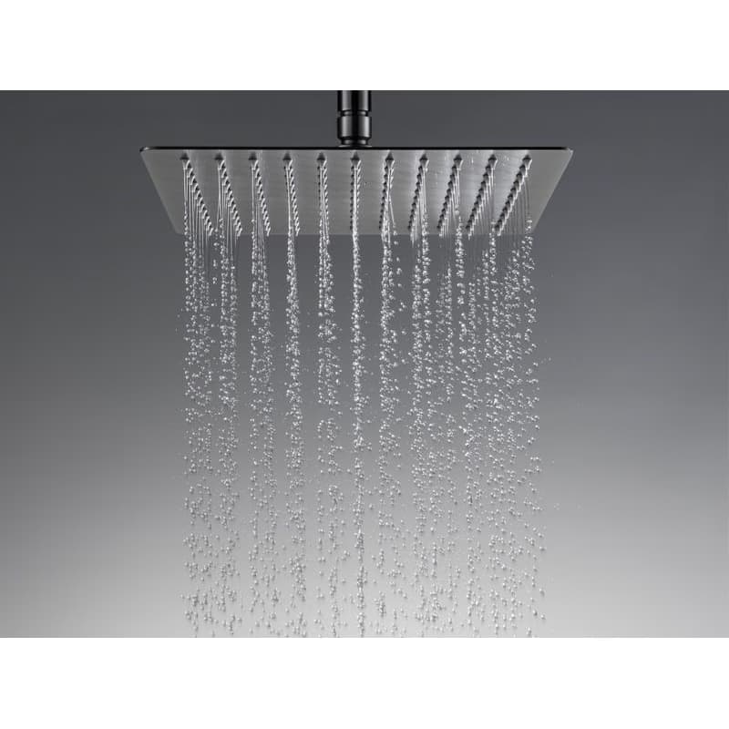 BESCO - Hlavová sprcha SLIM UNI S - hranatá - Farba - Grafit, Rozmer hlavovej sprchy - 300 × 300 mm BADPUKGR 2