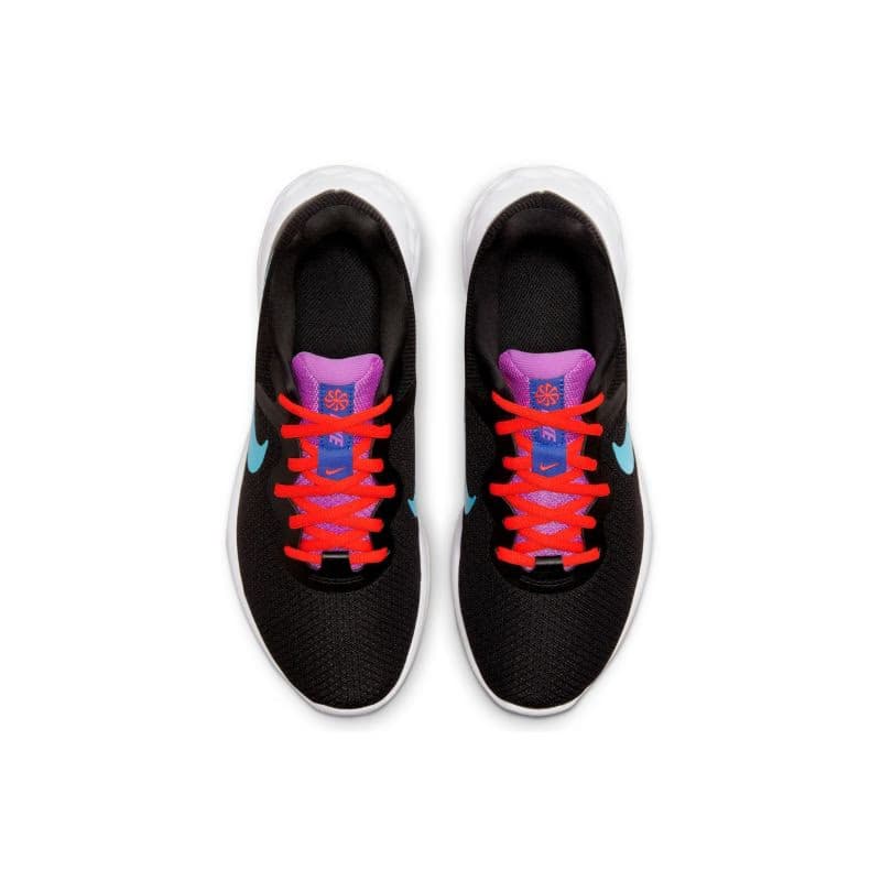 Dámska športová obuv (tréningová) NIKE Revolution 6 black baltic blue bright crimson 4