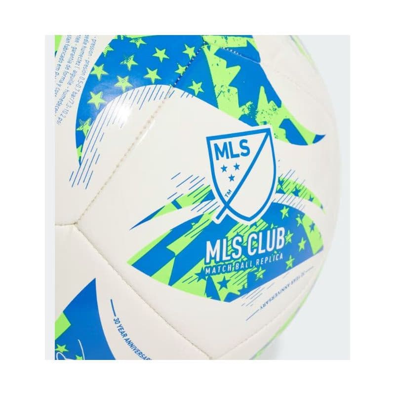 Futbalová lopta ADIDAS MLS CLB WHITE GREEN GLOBLU 3