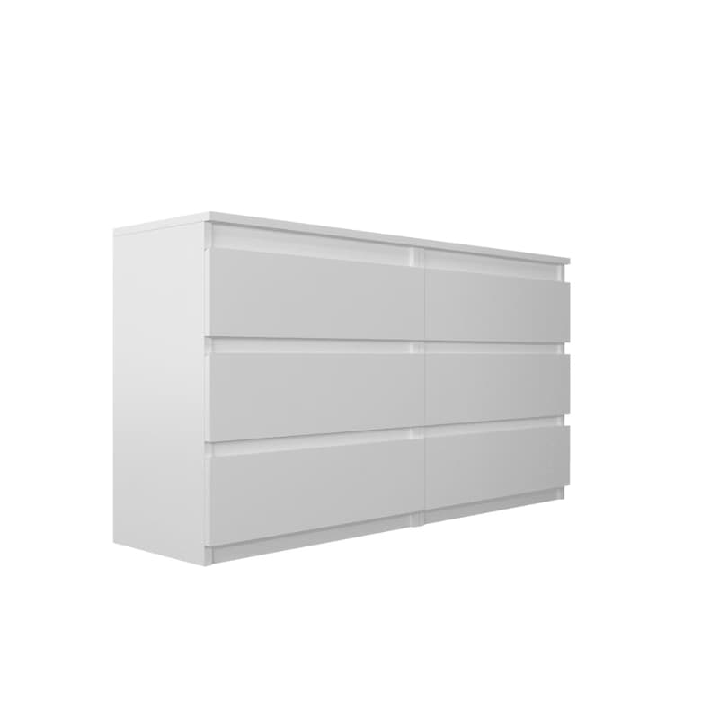 ArtAJ Komoda MAIKII 2 | biela 140 cm 1