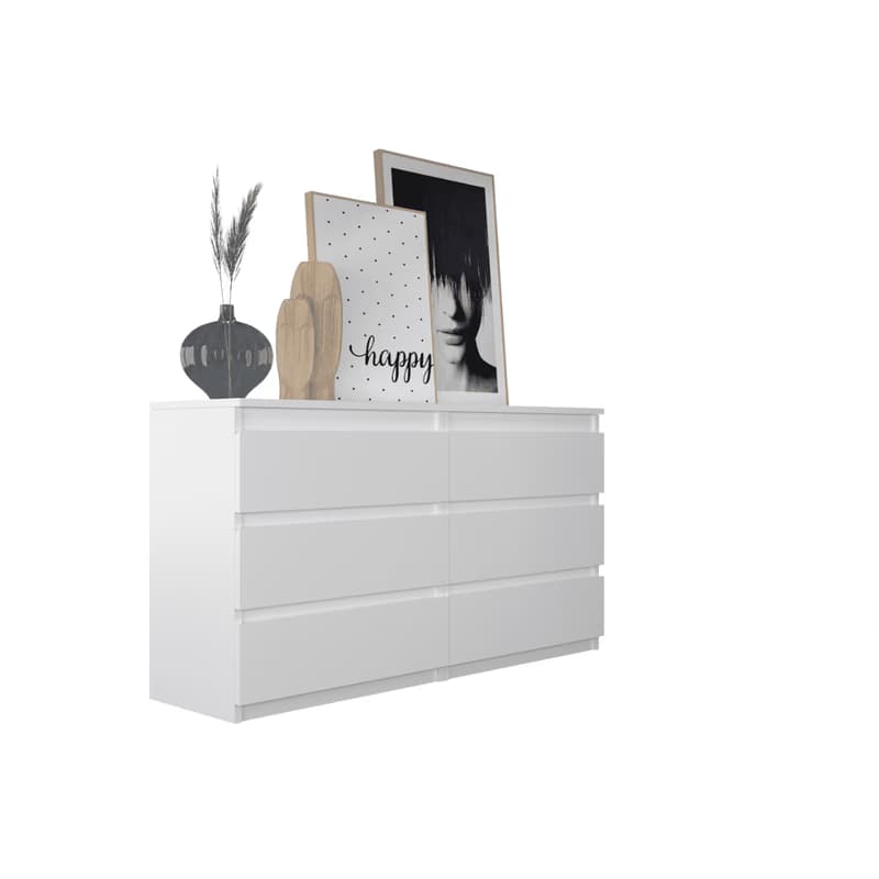 ArtAJ Komoda MAIKII 2 | biela 140 cm 5