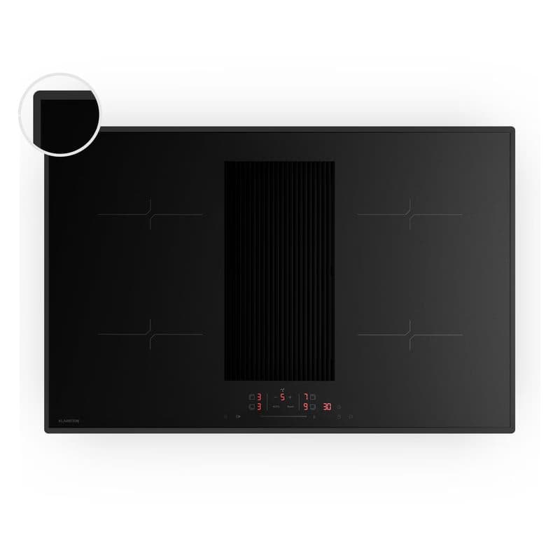 Klarstein Velaire indukčná varná doska s integrovaným digestorom Elegantná, minimalistická, výkonná 8400 W 80 cm 1