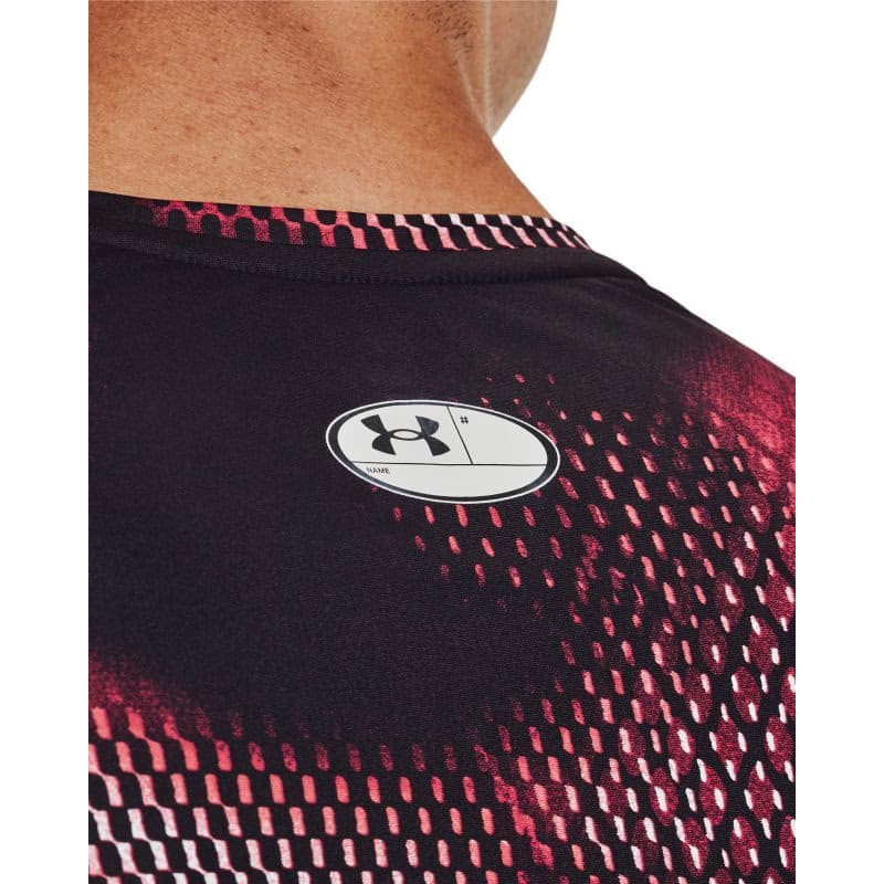 Pánske kompresné tričko s krátkym rukávom UNDER ARMOUR UA IsoChill Prtd Comp SS-BLK-1374077-001 3