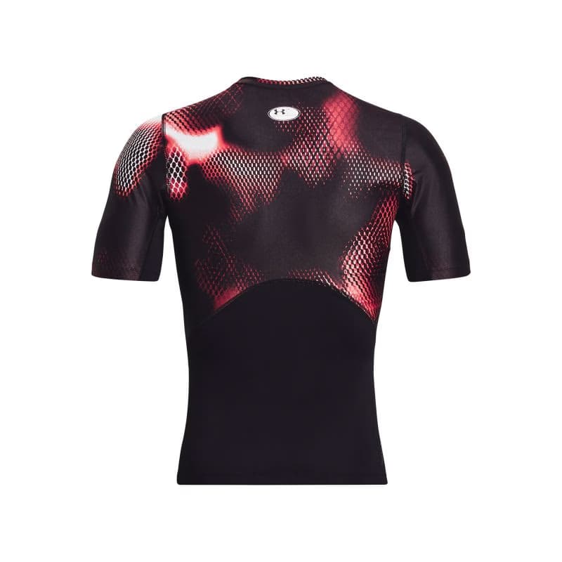 Pánske kompresné tričko s krátkym rukávom UNDER ARMOUR UA IsoChill Prtd Comp SS-BLK-1374077-001 4