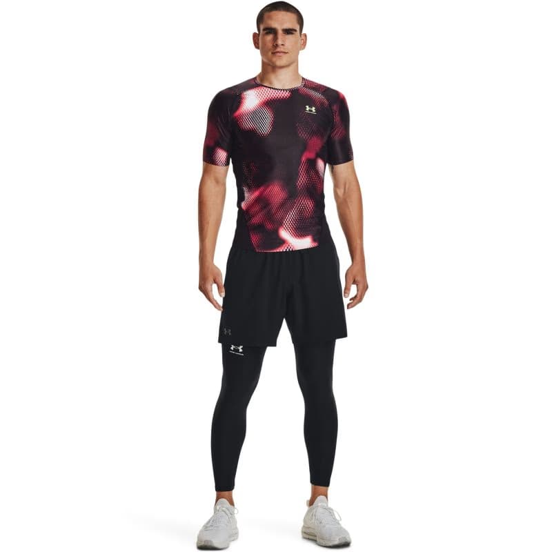 Pánske kompresné tričko s krátkym rukávom UNDER ARMOUR UA IsoChill Prtd Comp SS-BLK-1374077-001 5
