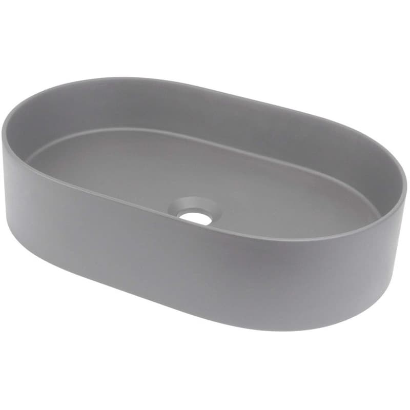 DEANTE - Silia metallic grey Granit umývadlo, oval CQS_SU6S 1