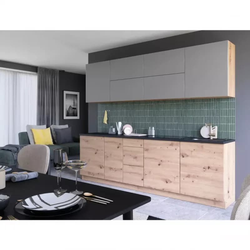 Kuchynská linka Langen 260 artisan/beige 1